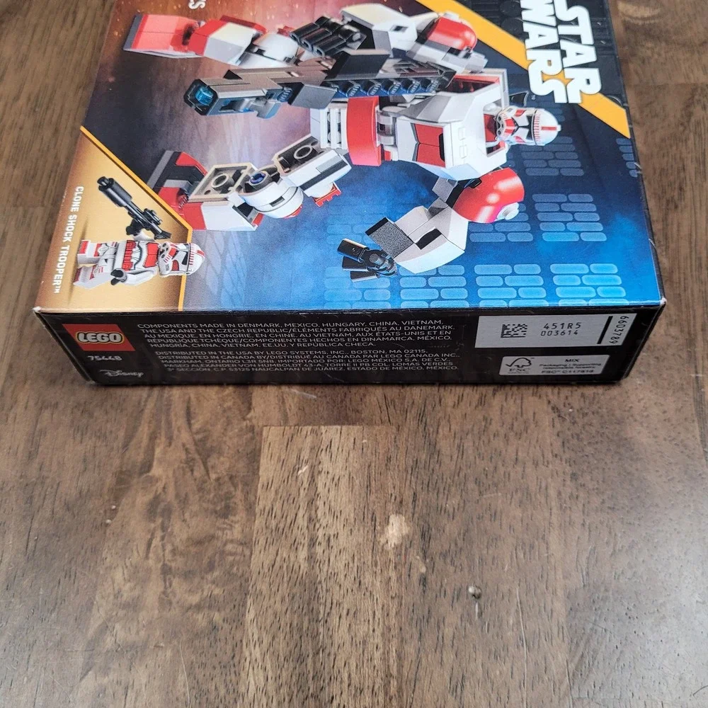 LEGO Star Wars Clone Shock Trooper Mech Building Toy Set #75448 NIB Sealed